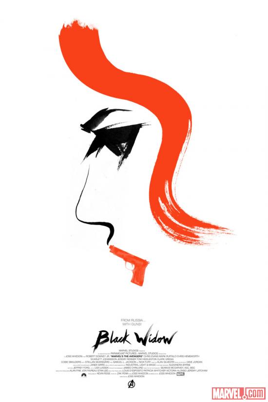 Black Widow Mondo to release a Set of Posters for Marvels The Avengers