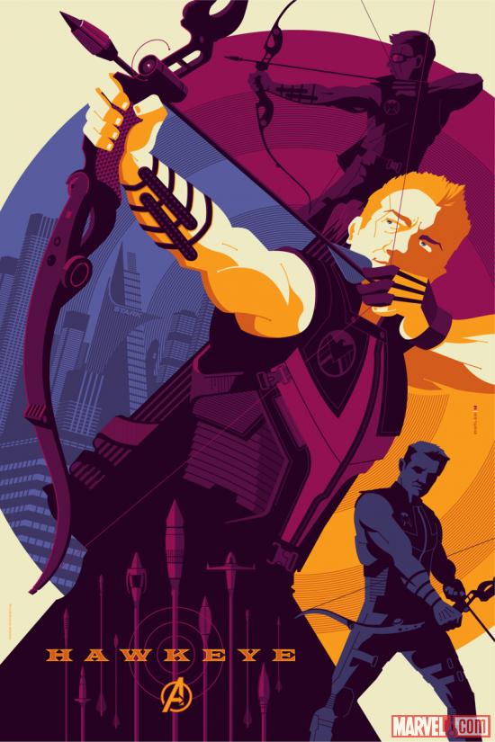 Hawkeye Mondo to release a Set of Posters for Marvels The Avengers