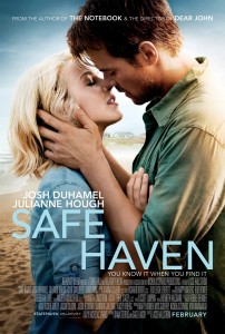 safe haven poster 202x300 Movie Review: Safe Haven, Like a Clichéd Valentine’s Day Date, Fails to Meet Expectations 